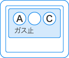 液晶表示：A・C 点灯