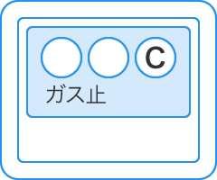 液晶表示：C 点灯